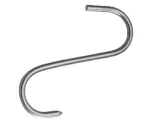 Esse de boucher 100mm galva - 2 pces